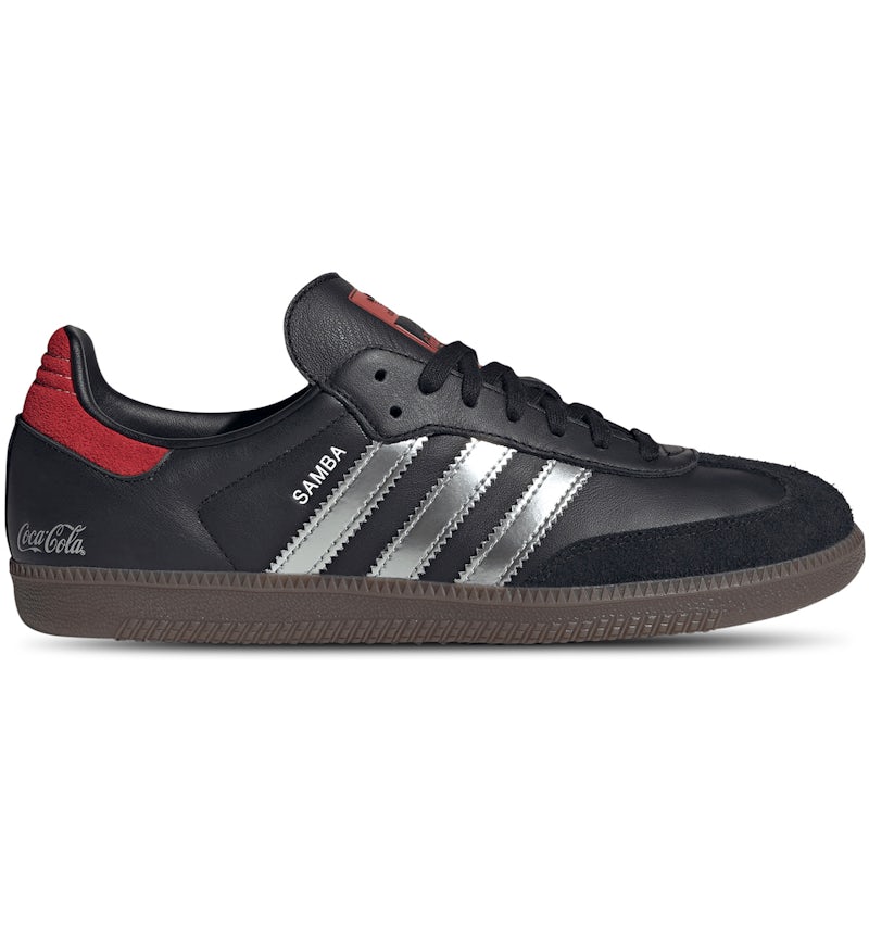 adidas Samba 'Coca-Cola' Core Black/Metallic Silver/Red (KH6880)