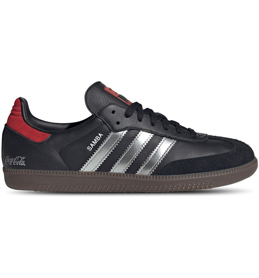 adidas Samba 'Coca-Cola' Core Black/Metallic Silver/Red (KH6880)