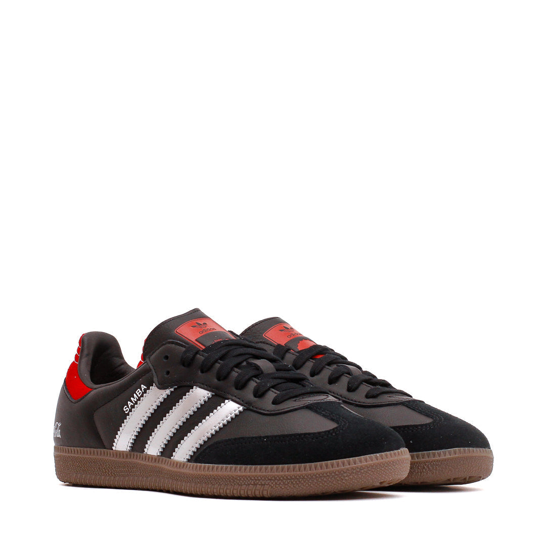 adidas Samba 'Coca-Cola' Core Black/Metallic Silver/Red (KH6880)