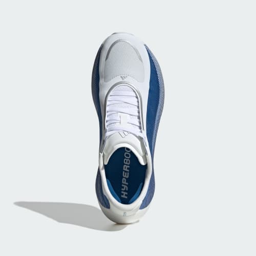 HYPERBOOST EDGE Running Shoes - Cloud White / Equipment Blue / Zero Metalic