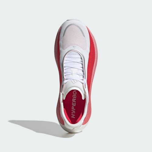 HYPERBOOST EDGE Running Shoes - Cloud White / Pure Ruby / Zero Metalic