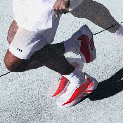 HYPERBOOST EDGE Running Shoes - Cloud White / Pure Ruby / Zero Metalic