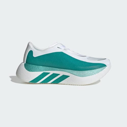 HYPERBOOST EDGE Running Shoes - Cloud White / Equipment Green / Zero Metalic