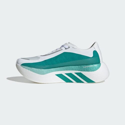 HYPERBOOST EDGE Running Shoes - Cloud White / Equipment Green / Zero Metalic