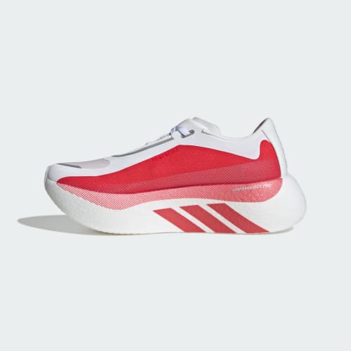 HYPERBOOST EDGE Running Shoes - Cloud White / Pure Ruby / Zero Metalic