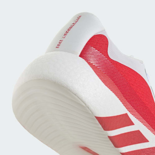 HYPERBOOST EDGE Running Shoes - Cloud White / Pure Ruby / Zero Metalic