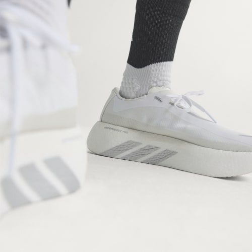 HYPERBOOST EDGE Running Shoes - Cloud White / Silver Metallic / Zero Metalic