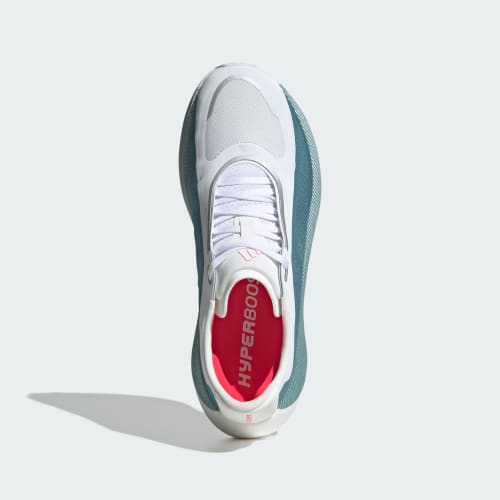 HYPERBOOST EDGE Running Shoes - Cloud White / Petrol Met. F17 / Lucid Red