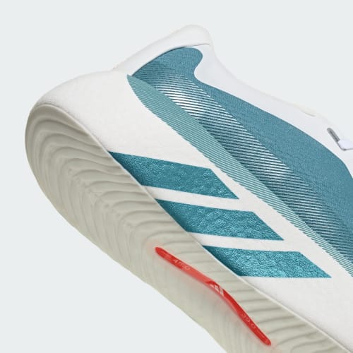 HYPERBOOST EDGE Running Shoes - Cloud White / Petrol Met. F17 / Lucid Red