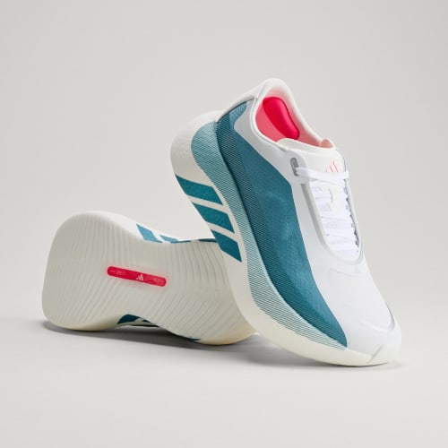 HYPERBOOST EDGE Running Shoes - Cloud White / Petrol Met. F17 / Lucid Red