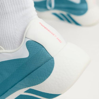 HYPERBOOST EDGE Running Shoes - Cloud White / Petrol Met. F17 / Lucid Red