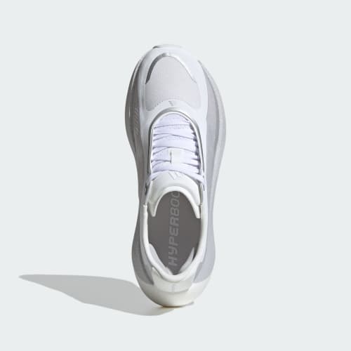 HYPERBOOST EDGE Running Shoes - Cloud White / Light Solid Grey / Silver Metallic