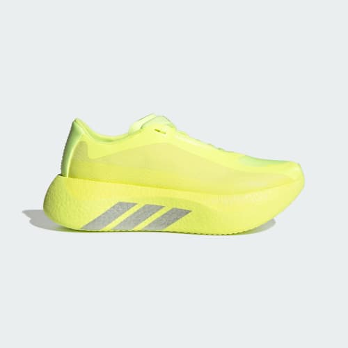HYPERBOOST EDGE Running Shoes - Hi-Res Yellow / Matte Silver / Light Solid Grey