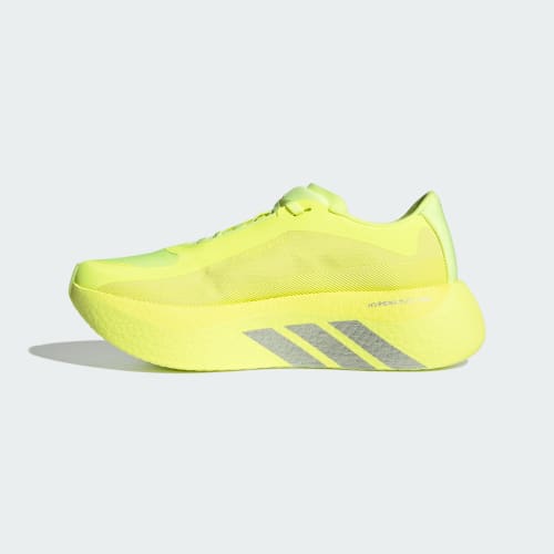 HYPERBOOST EDGE Running Shoes - Hi-Res Yellow / Matte Silver / Light Solid Grey