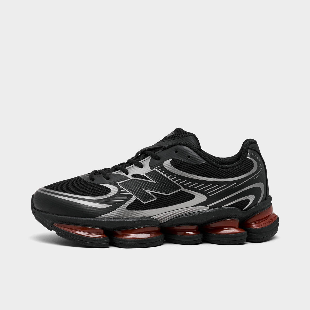 Men's New Balance ABZORB 2000 Casual Shoes - Black/Dark Silver Metallic