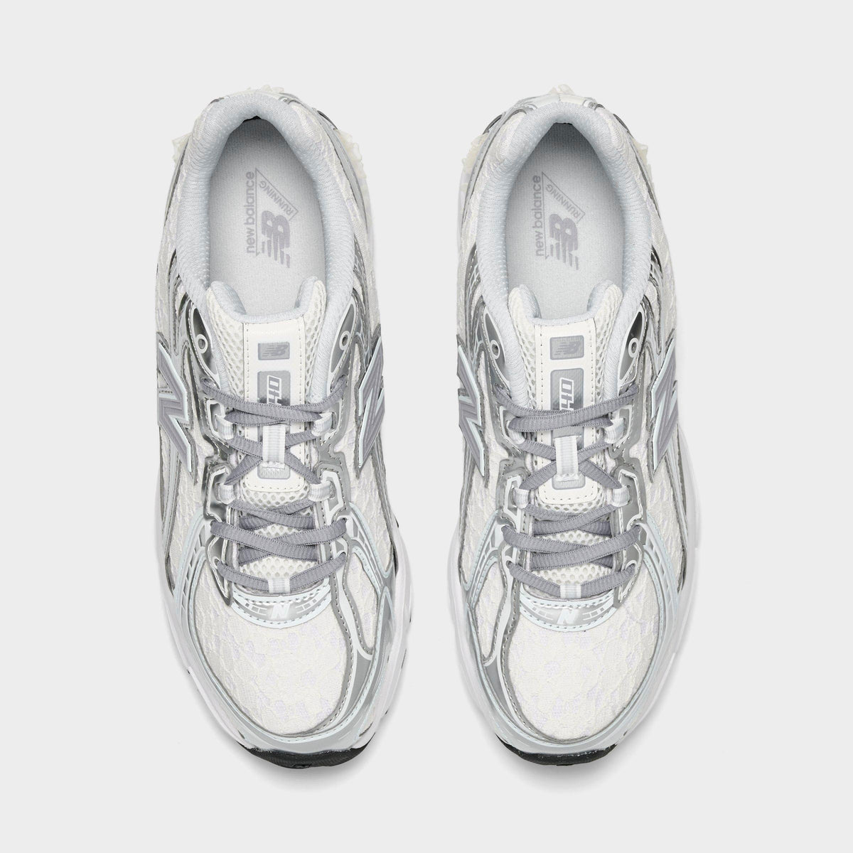 Women's New Balance 740 Lace Casual Shoes - Lace/Silver Metallic/Linen - view 5