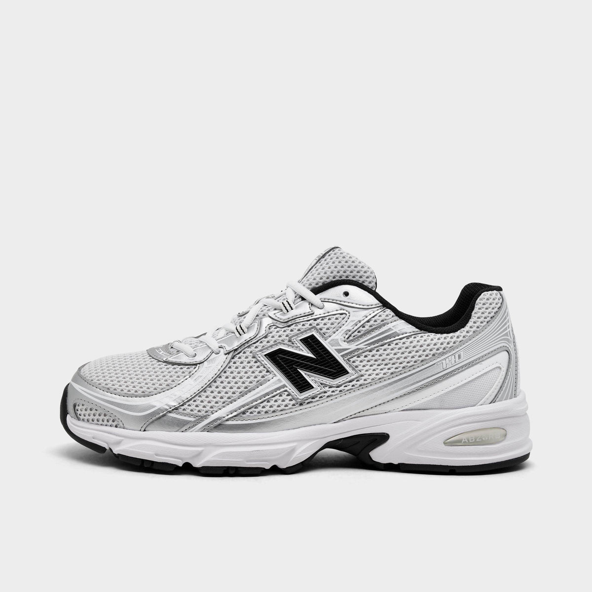 Men's New Balance 740 Casual Shoes - White/Silver Metallic