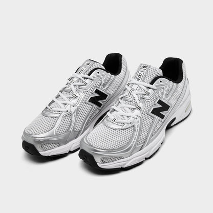 Men's New Balance 740 Casual Shoes - White/Silver Metallic - view 2
