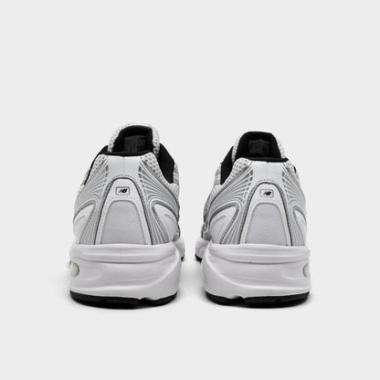 Men's New Balance 740 Casual Shoes - White/Silver Metallic - view 4
