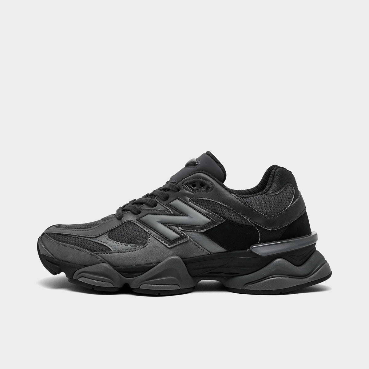 Men's New Balance 9060 Casual Shoes - Black/Harbor Grey