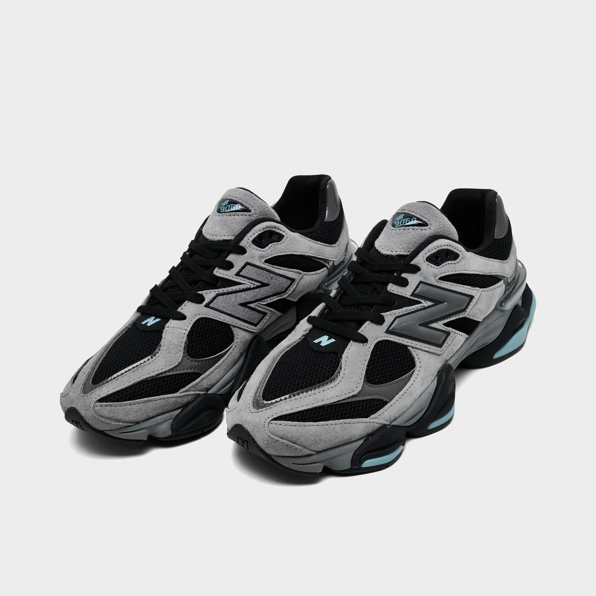 Men's New Balance 9060 Casual Shoes - Grey/Blue - view 2