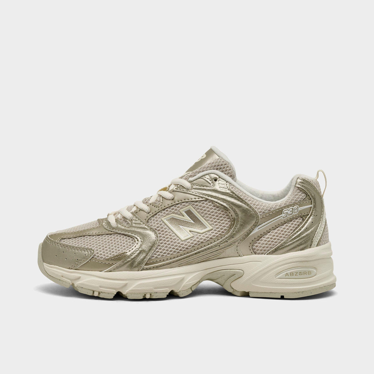 Women's New Balance 530 Casual Shoes - Gold Metallic/Linen
