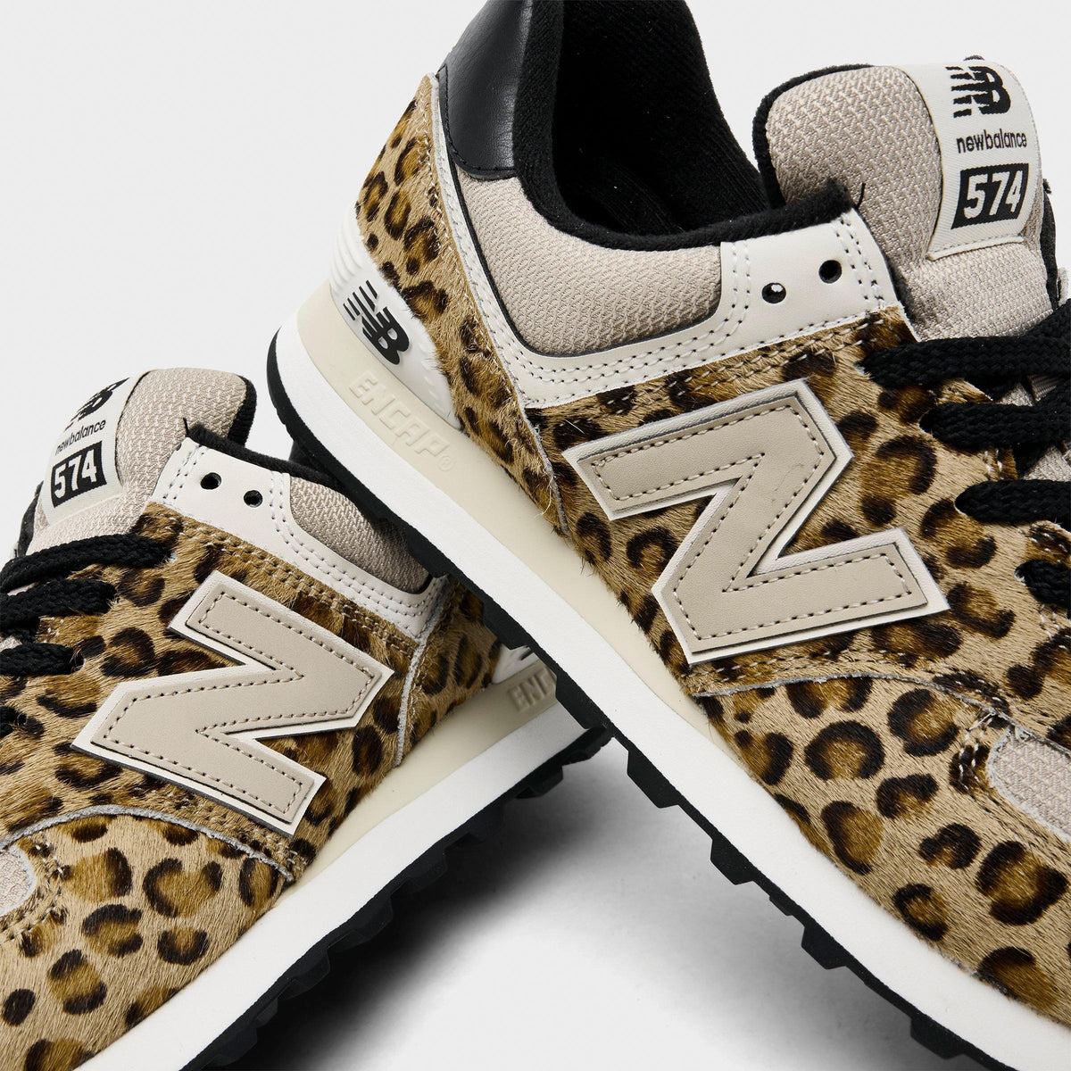 Women's New Balance 574 Casual Shoes - Stoneware/Linen/Black - view 3