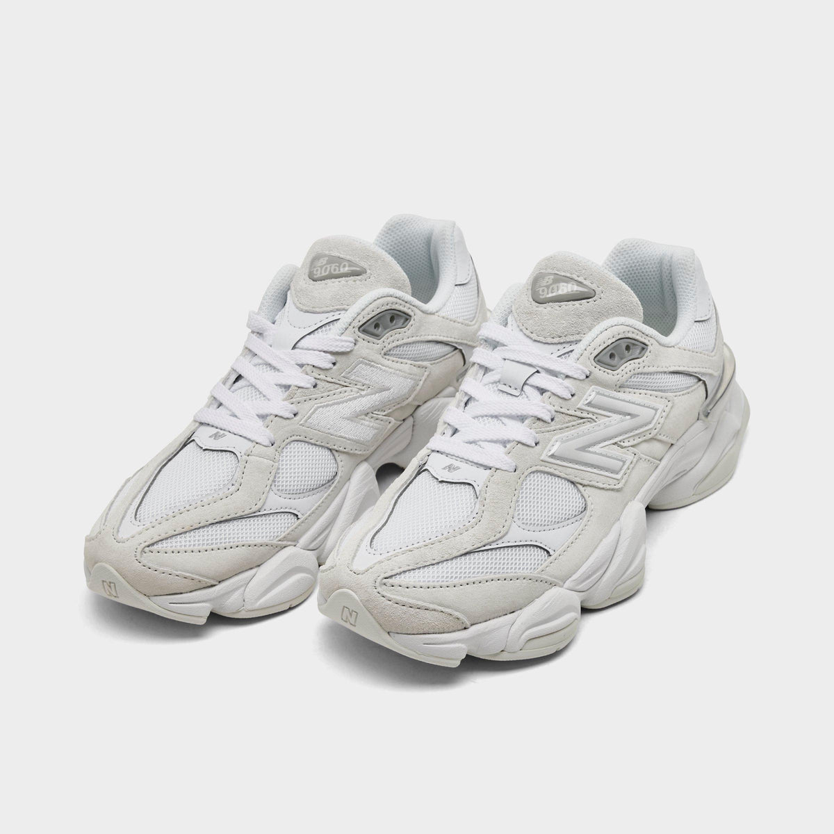 Women's New Balance 9060 Casual Shoes - White/Grey/Neutral  - view 2