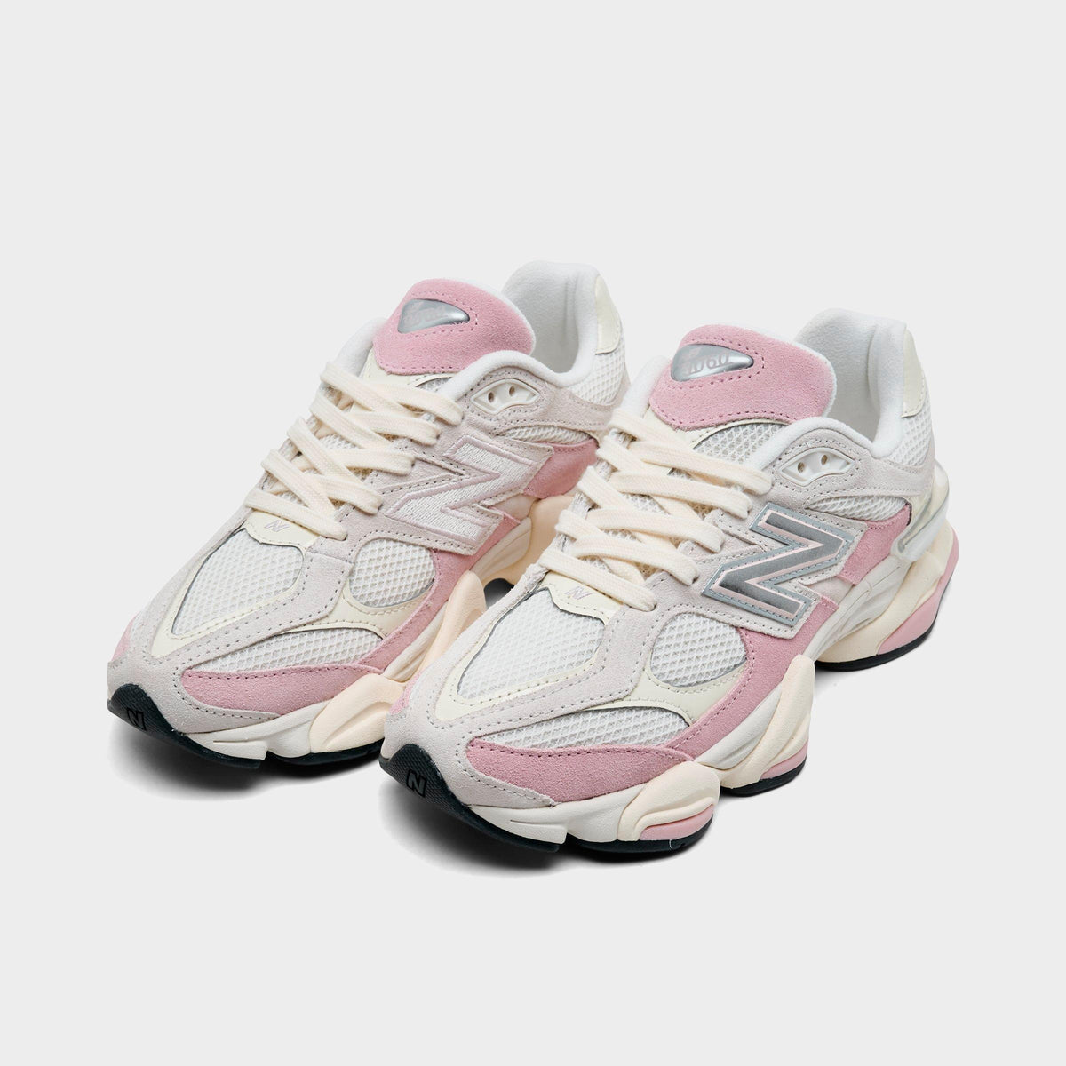 Women's New Balance 9060 Casual Shoes - White/Pink Chalk - view 2