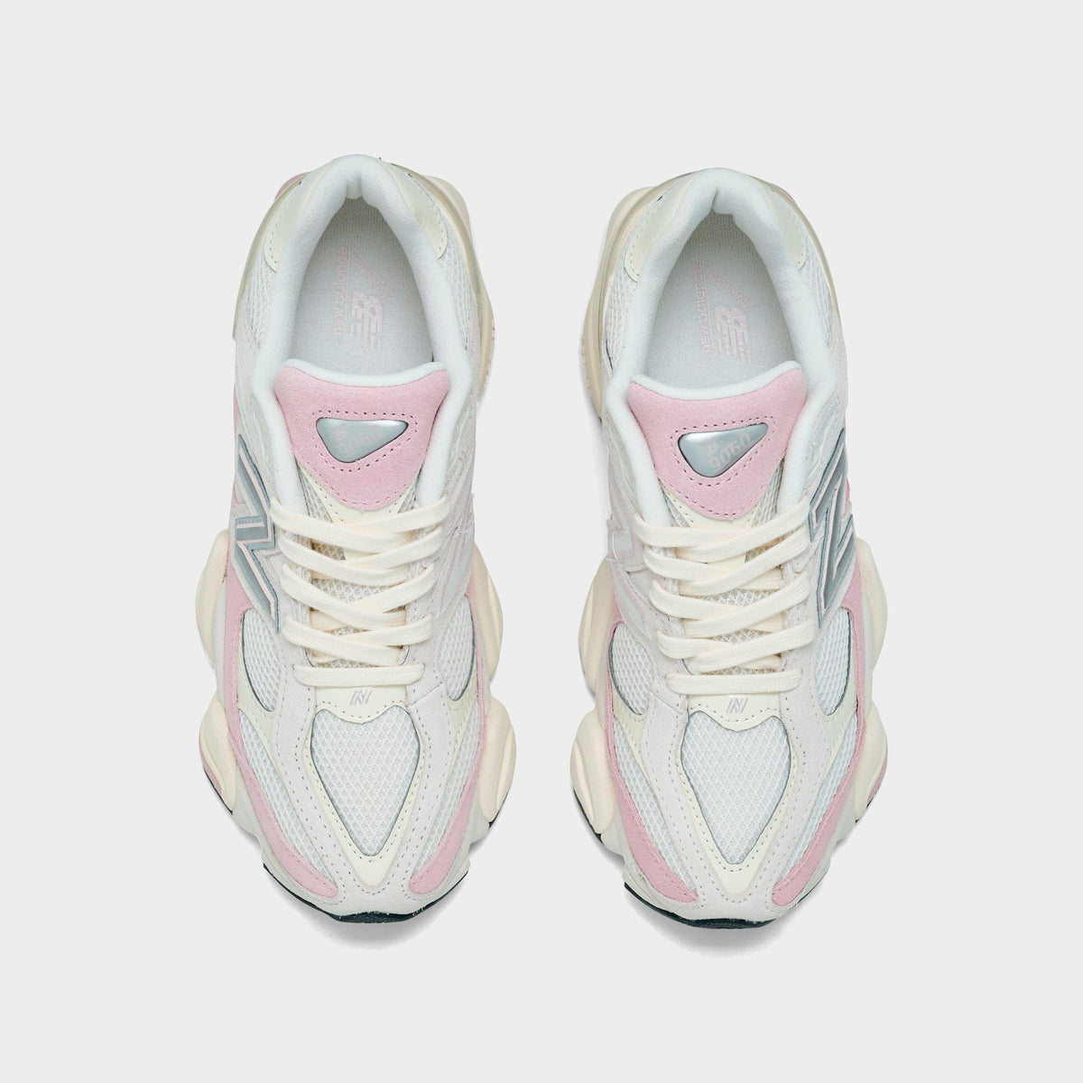 Women's New Balance 9060 Casual Shoes - White/Pink Chalk - view 5