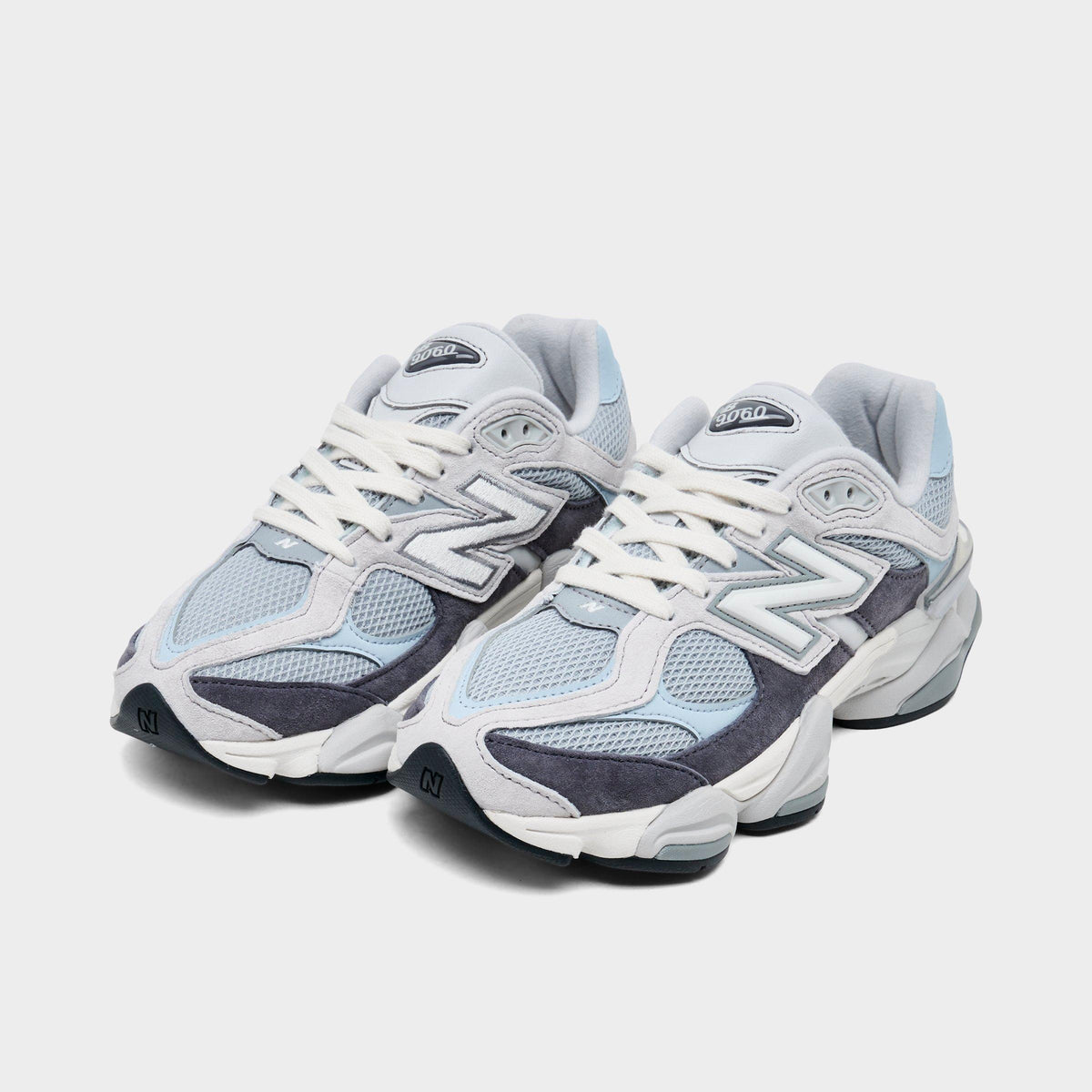 Women's New Balance 9060 Casual Shoes - Grey/Blue/Stone  - view 2