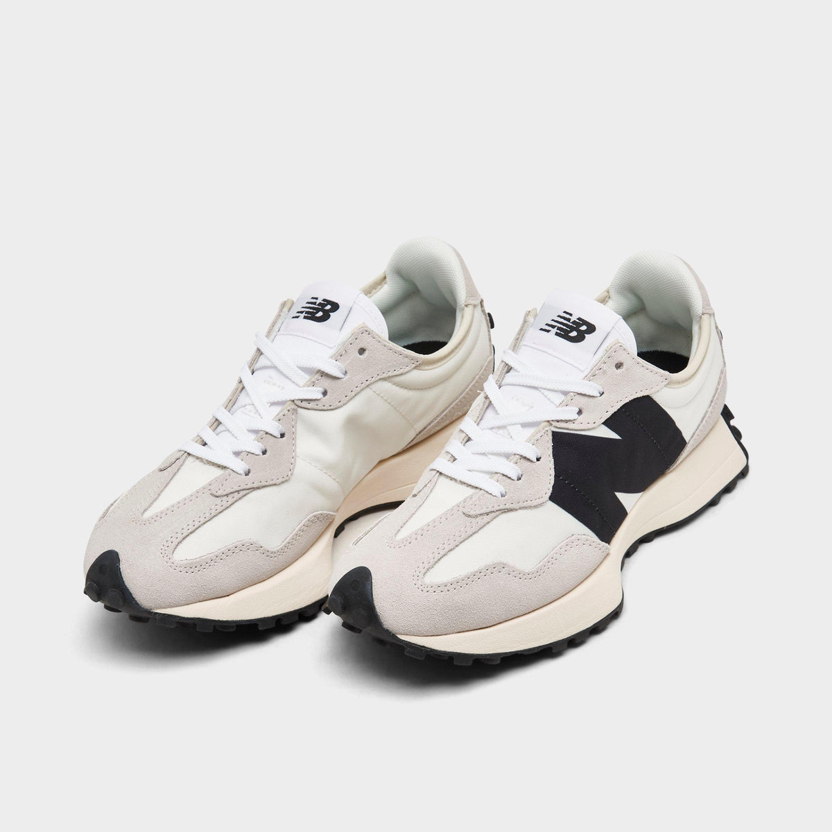 Women's New Balance 327 Casual Shoes - White/Black/White - view 2