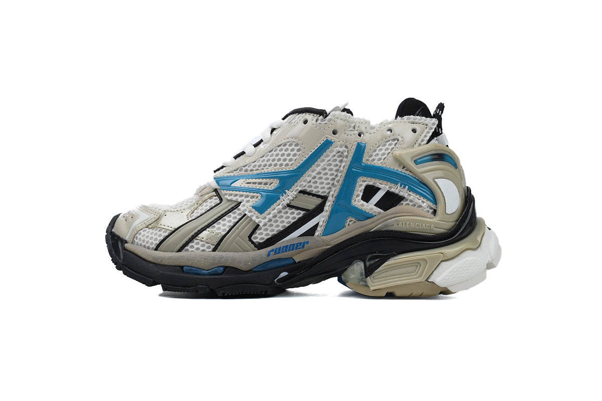 BALENCI Runner Beige Grey Blue - image 1