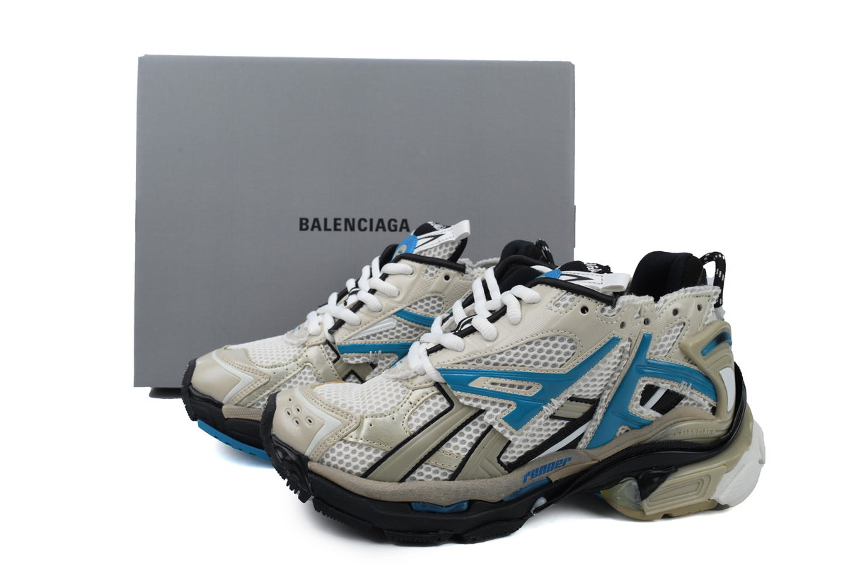 BALENCI Runner Beige Grey Blue - image 5