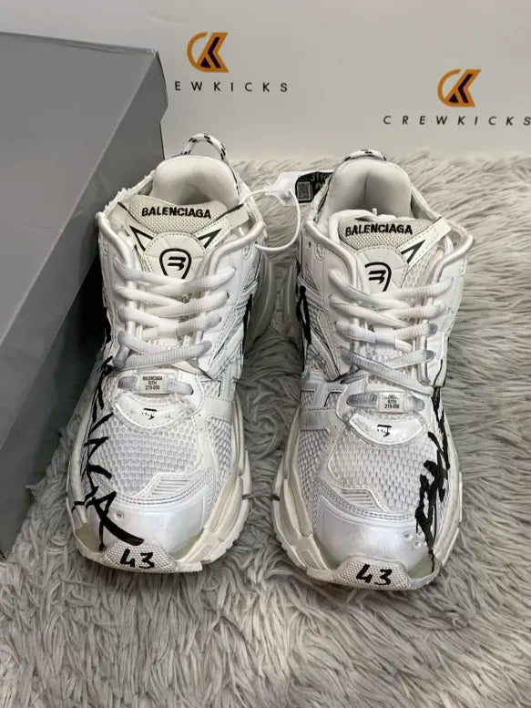 BALENCI Runner Graffiti White - image 2