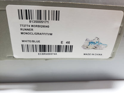 BALENCI Runner Graffiti White Blue - image 5