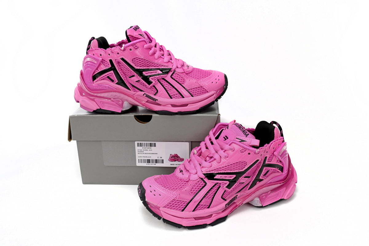 BALENCI Runner Sneaker Dark Pink - image 5
