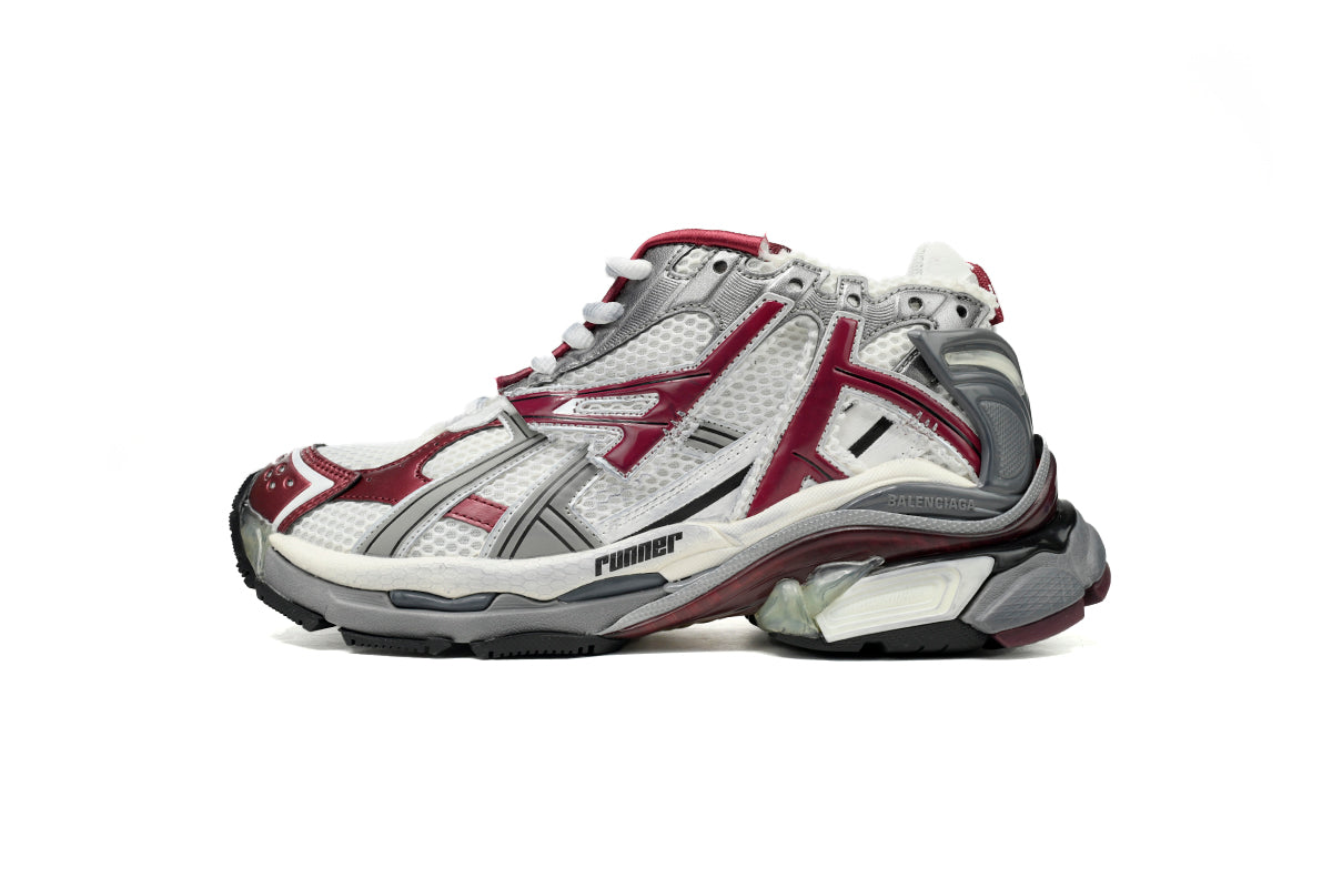 BALENCI Runner Sneaker White Red - image 1