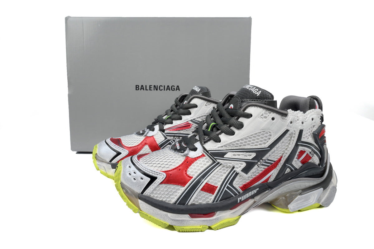 BALENCI Runner White Black Red - image 5