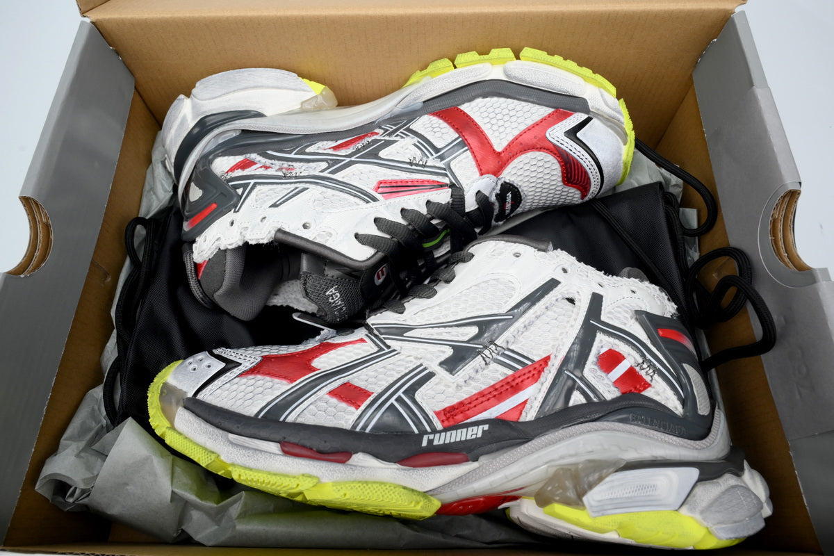 BALENCI Runner White Black Red - image 4