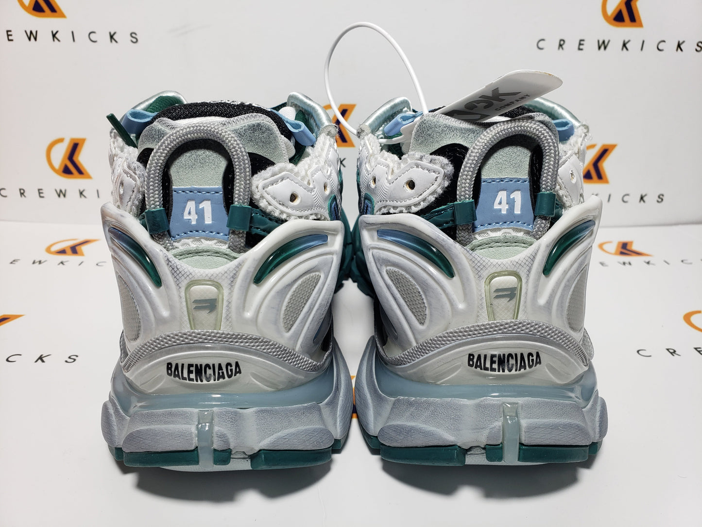 BALENCI Runner White Green Blue - image 5