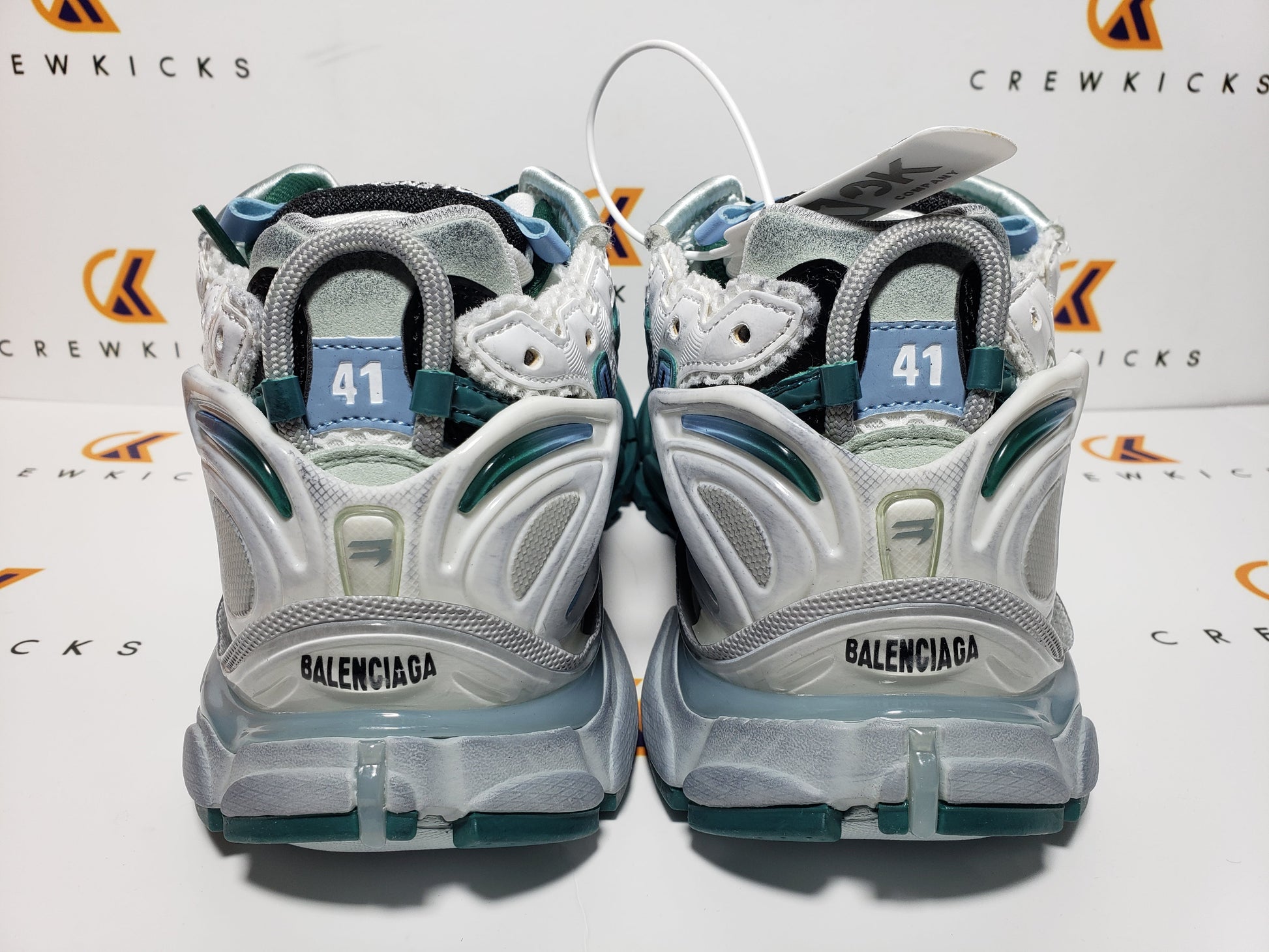 BALENCI Runner White Green Blue - image 5