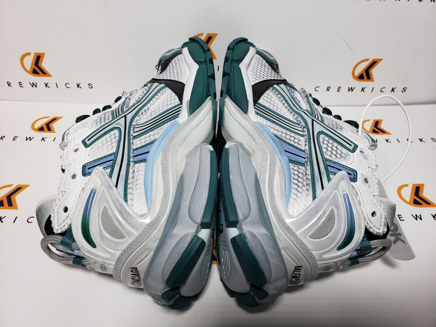 BALENCI Runner White Green Blue - image 3