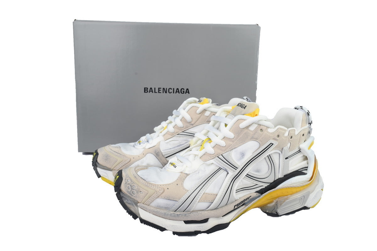 BALENCI Runner White Yellow - image 3