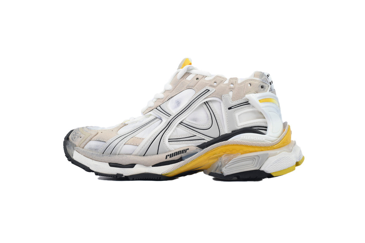 BALENCI Runner White Yellow - image 1