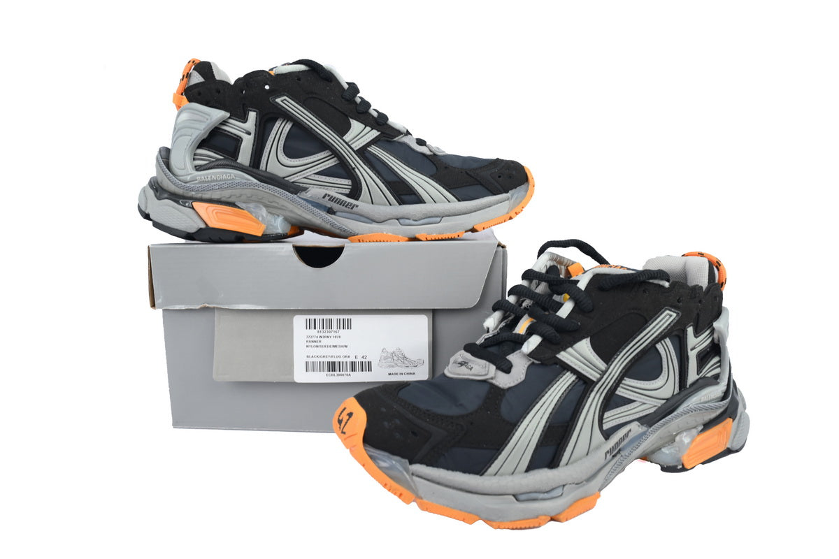 BALENCI Runner Black Fluo Orange - image 4