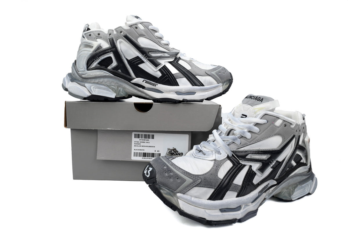 BALENCI Runner White Black Gray - image 4